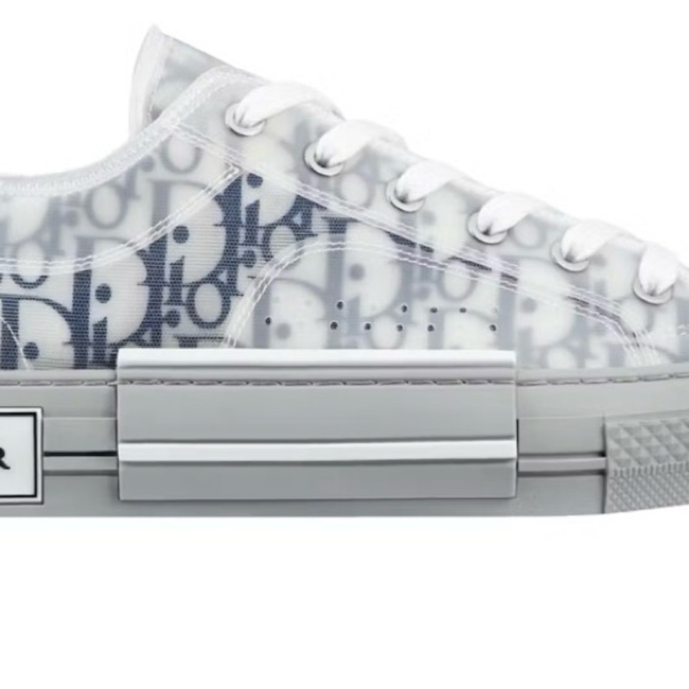 Dior B23 League Low White Navy Sneakers